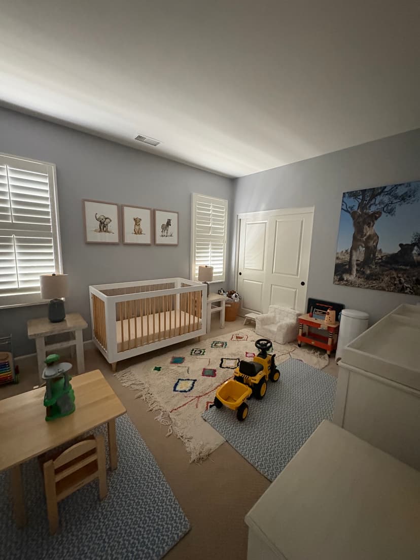 Beautifully organized child's room